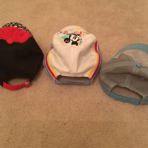 Mickey & Minny Mouse Themed Caps Set of 3 - Picture 3 of 4